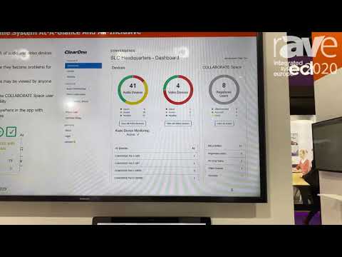 ISE 2020: ClearOne Intros the CONVERGENCE AV Network Management Software