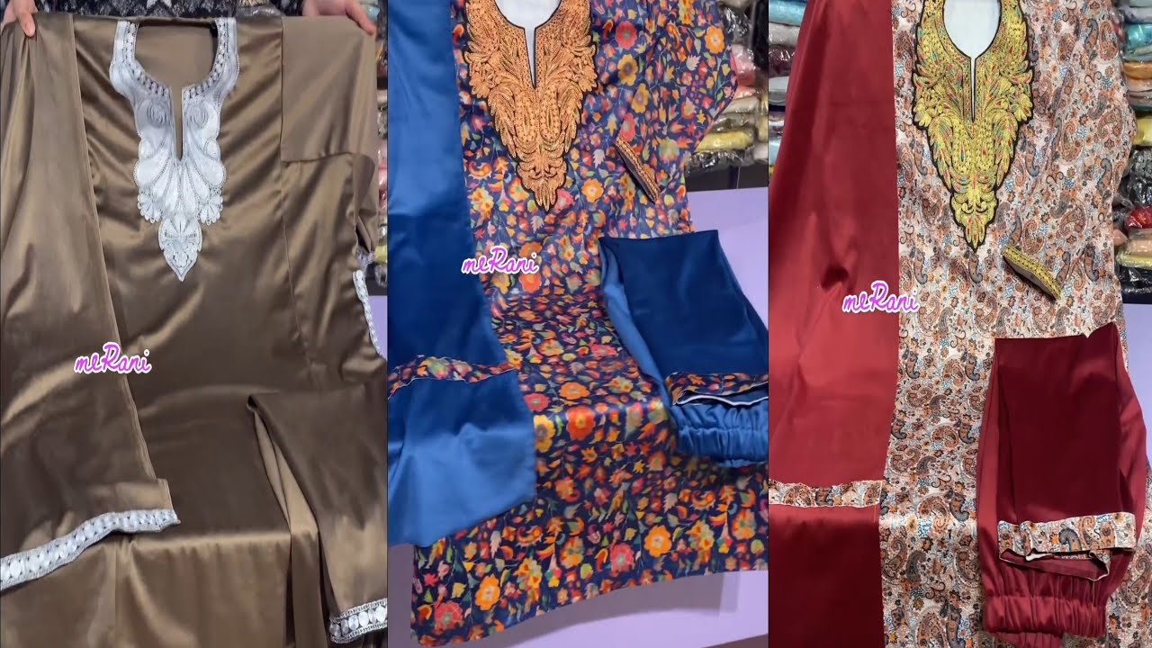 Big sale on 3 pc  velvet kani pheran set 🍁