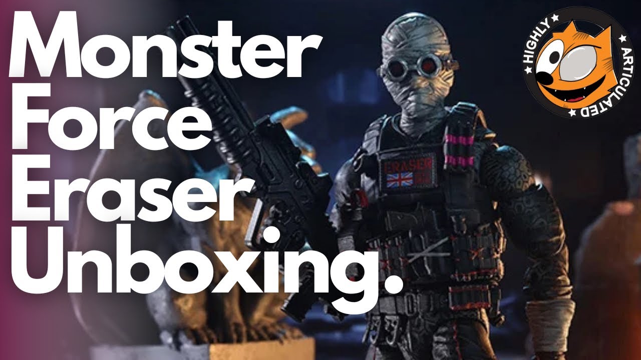 Операция: Распаковка фигурки лейтенанта Гриффина «Стиратель» из серии Monster Force.