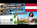 Vienna BioCenter Fully funded PhD & Master scholarship in Austria | No IELTS, No Application Fee