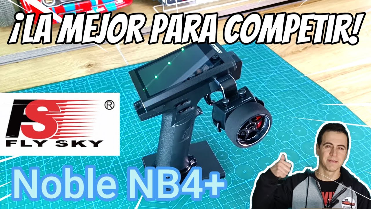 ¡La mejor emisora para competir! 😱 FlySky Noble NB4+ 😍 Unboxing 📦 & Análisis 📊