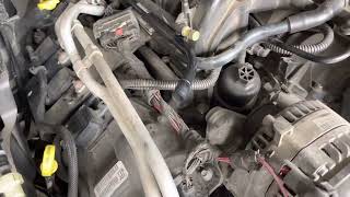 Pentastar 3.6 2015 Jeep Wrangler crankcase breather tube smoke P0300