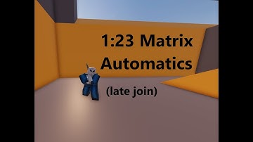 1:23 Matrix Automatics (late join) Speedrun // Roblox Arsenal Gameplay