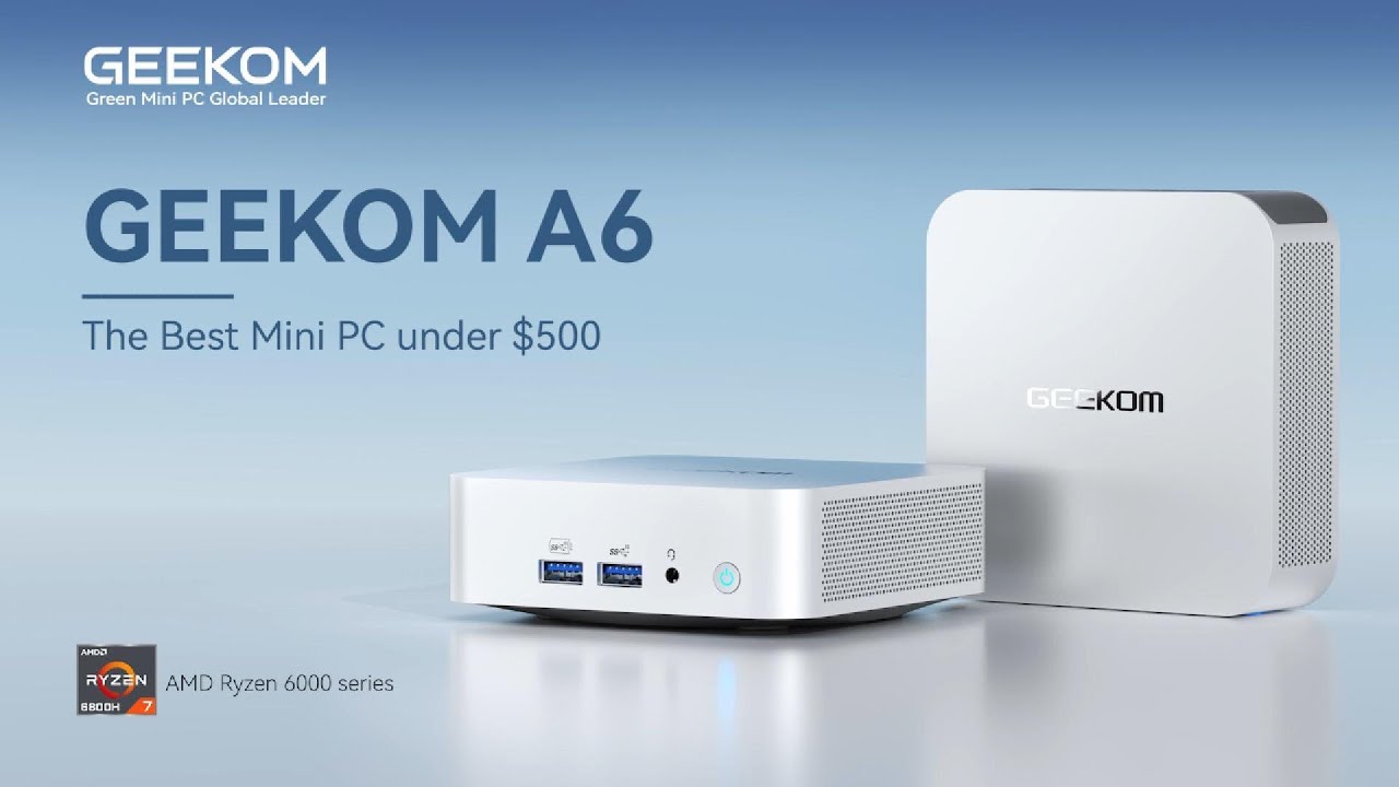 GEEKOM Mini A6 (Ryzen 7 6800H, 32GB/1TB) мини-ПК купить в Минске
