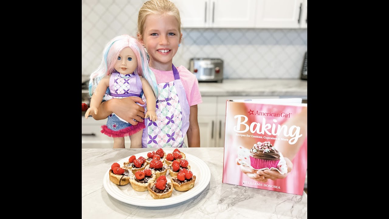 American Girl Baking Raspberry Chocolate Tartlets YouTube