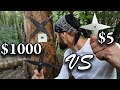 $5 Shuriken VS $1000 RARE Spetsnaz Shuriken (Throwing Test/Unboxing)