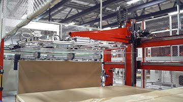 Gantry Robot moving plastic panels  2