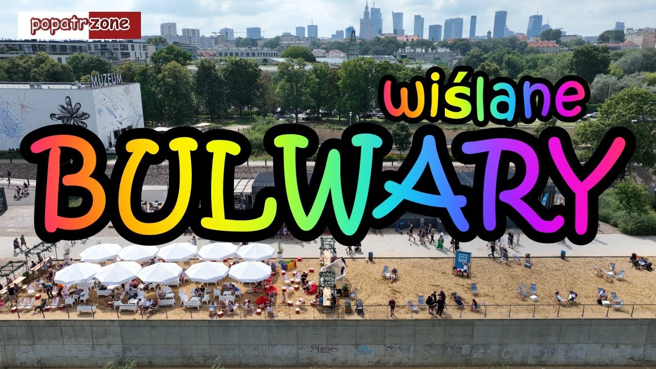 4K Bulwary wiślane w Warszawie #4k #drone #warsaw