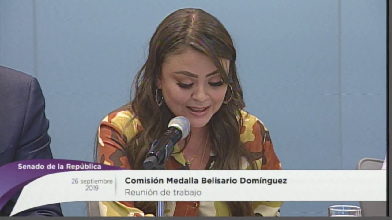 Reunión de la Comisión de la Medalla Belisario Domínguez, del 26 de septiembre de 2019 senador kahulugan