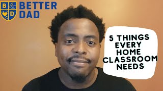 5 Things That Every Home Classroom Needs I Distance Learning At Home Setup I