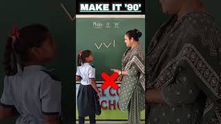 Make it '90'/Brain Test/innovative ideas #education #short #youtubeshorts #maths #iqtest