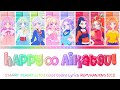 HAPPY Aikatsu HAPPY アイカツ STARRY PLANET Full Color Coded Lyrics ROM KAN ENG Aikatsu Planet 