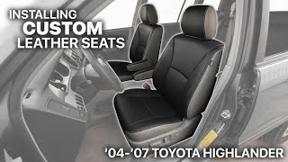 How To Install Leather Seat Upholstery In 04-07 Toyota Highlander - LeatherSeats.com by LeatherSeats.com 3,975 views 1 year ago 6 minutes, 28 seconds