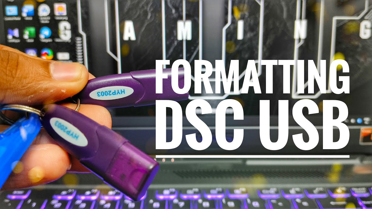 Format DSC USB ? - YouTube