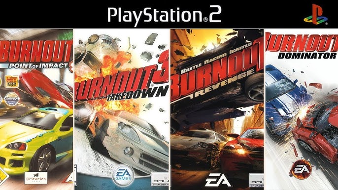 O JOGO DE DESTRUIÇÃO DE CARROS DO PS2 - BURNOUT REVENGE! 