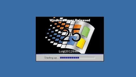 Windows Never Released 25 - LoogiTheDino