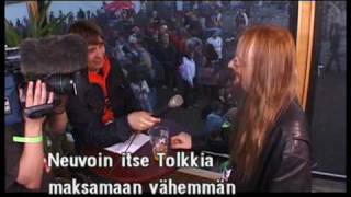 Stratovarius - Jens Johansson's interview - part 1 (''Raumanmeri'', Rauma 24.06.2004)