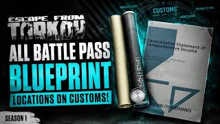All Battlepass Blueprint Locations on Customs - A Quick No-Nonsense Guide - Escape From Tarkov