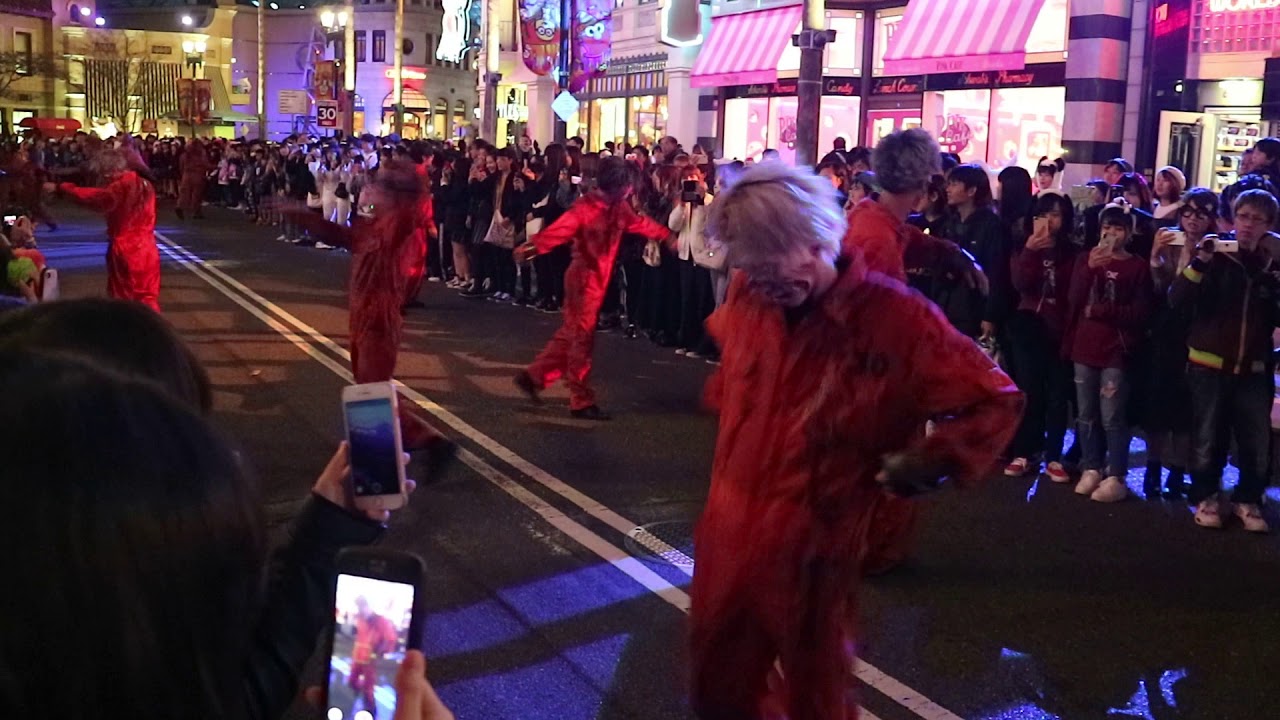 Zombie dance, universal studio japan