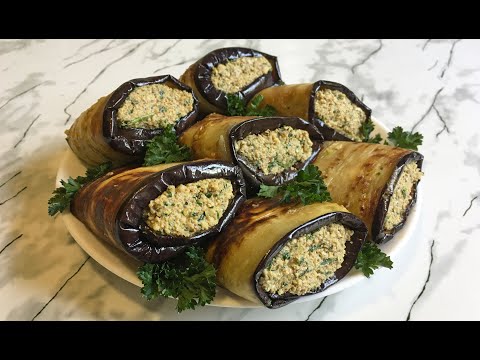 Video: Hjemmelavede Aubergine Ruller