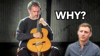 Why Is He Playing Guitar Like a Cello?
