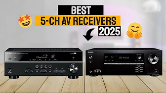 Top 5 Best 5-Channel AV Receivers in 2025 | Onkyo, Sony, Yamaha, Marantz Comparison