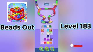 🎮 Beads Out Level 183 Walkthrough 🧩 | Tricky Bead Puzzle Solution | Mini Boss