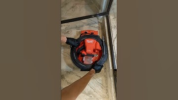 Unclogging a clogged shower drain pipe using the M12 chain snake ⛓️💦 #plumbing #plumber #diy #asmr