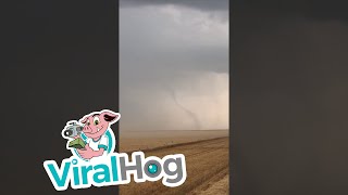 Farmers Don't Take Time Out for Tornado || ViralHog