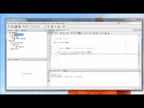 Writing Your First Java Programs Using Netbeans