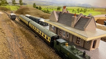 K,S & LD N Gauge Layout Update 4 - More branch line scenery and Metcalfe kits