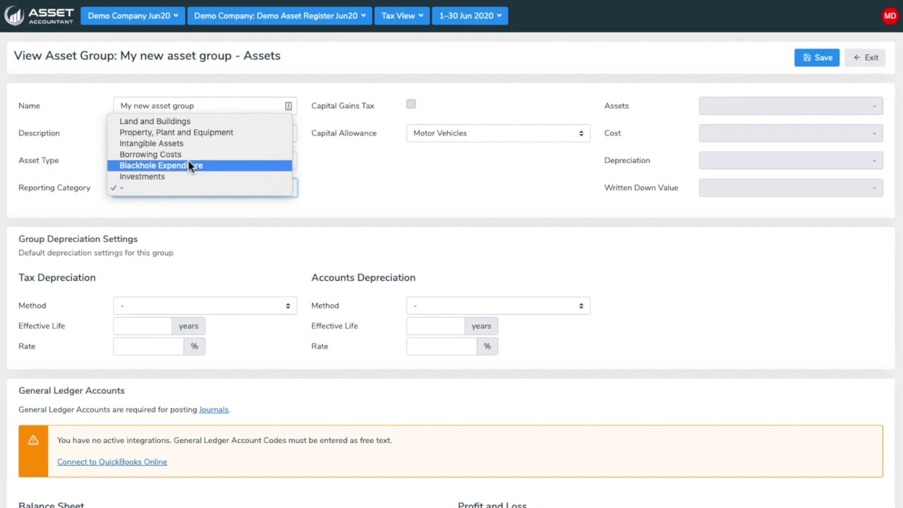 How To Add Asset Groups To AssetAccountant™ - YouTube