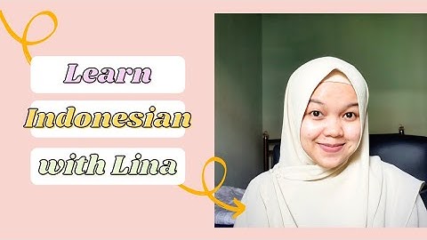 Self-Introduction Video - Learn Indonesian with Lina