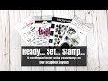 Ready...Set...Stamp: Using stamps on your scrapbooking layouts