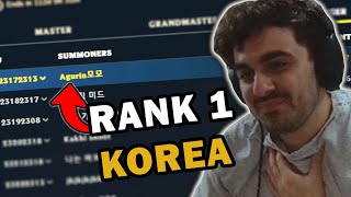 I GOT RANK 1 IN KOREA ??????