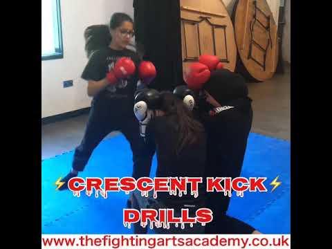 Drilling the crescent kick