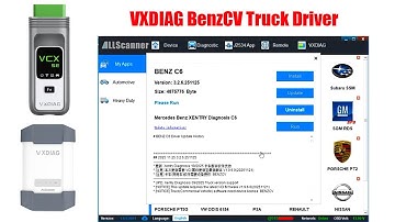 VXDIAG Update Benz CV Driver for Truck Software- OBDII365
