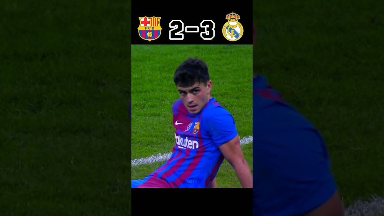 Real Madrid vs Barcelona ☠️🔥| Benzema El classico 2022 