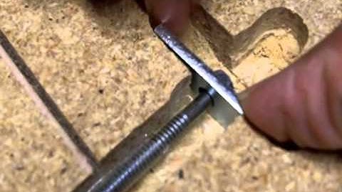 How to Use Miter Bolts to Attach 2 Pieces of Countertop