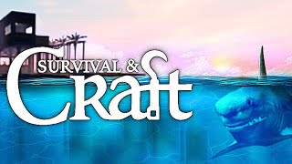 Survival on Craft  |прохождение игры| Выживание на плоту крафт 🎅⛄❄️🎣