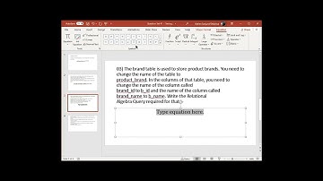 Explain how to create a Relational Algebra Query using Rename Operation related to a given need.