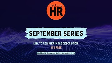 Hacking HR September Series -  The Intersection Of People, Culture, Strategy and Performance