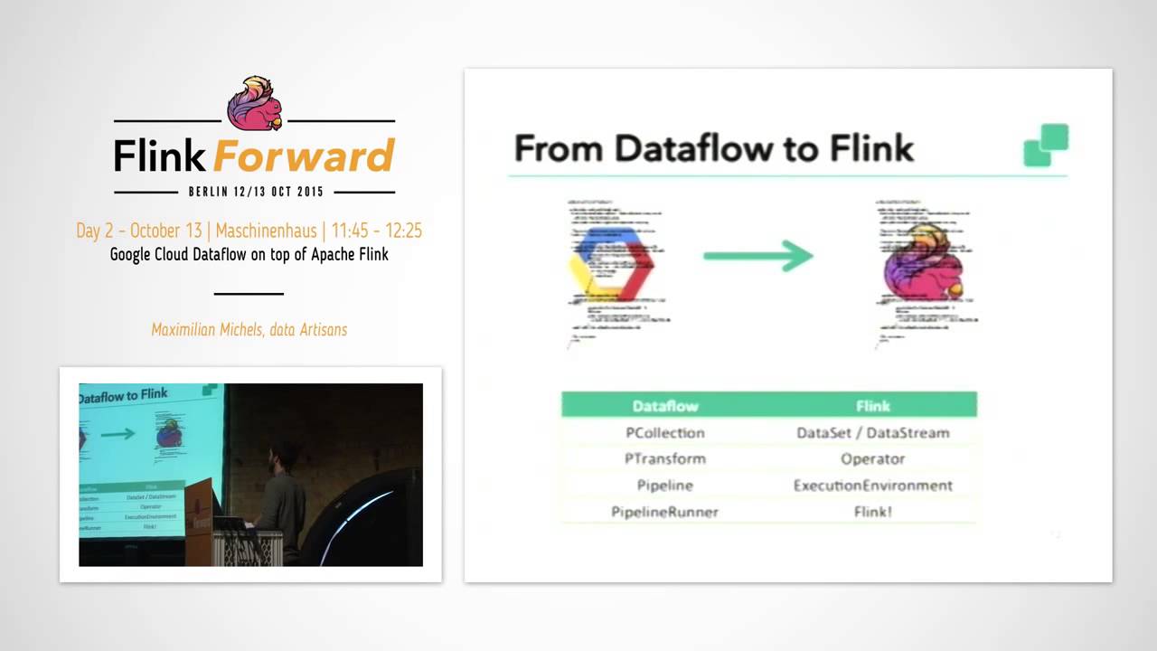 Flink Forward 2015: Maximilian Michaels – Google Cloud Dataflow on top ...