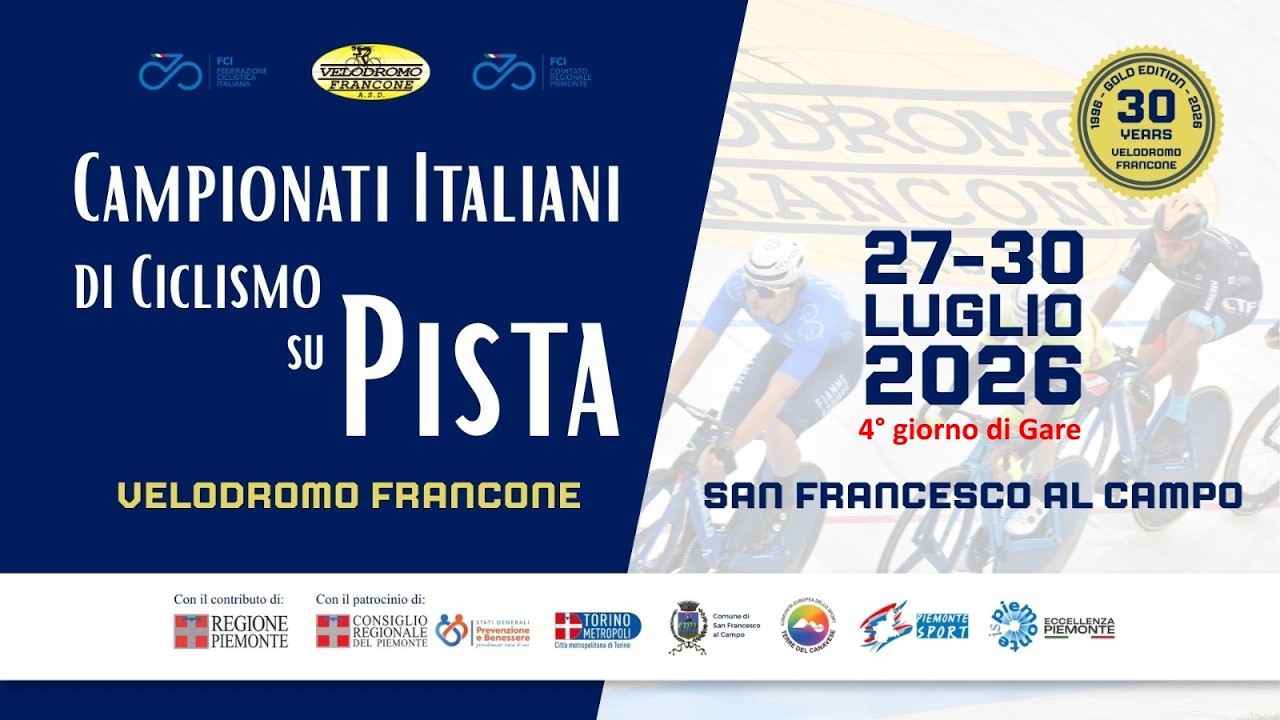 Campionati Italiani su Pista 2026