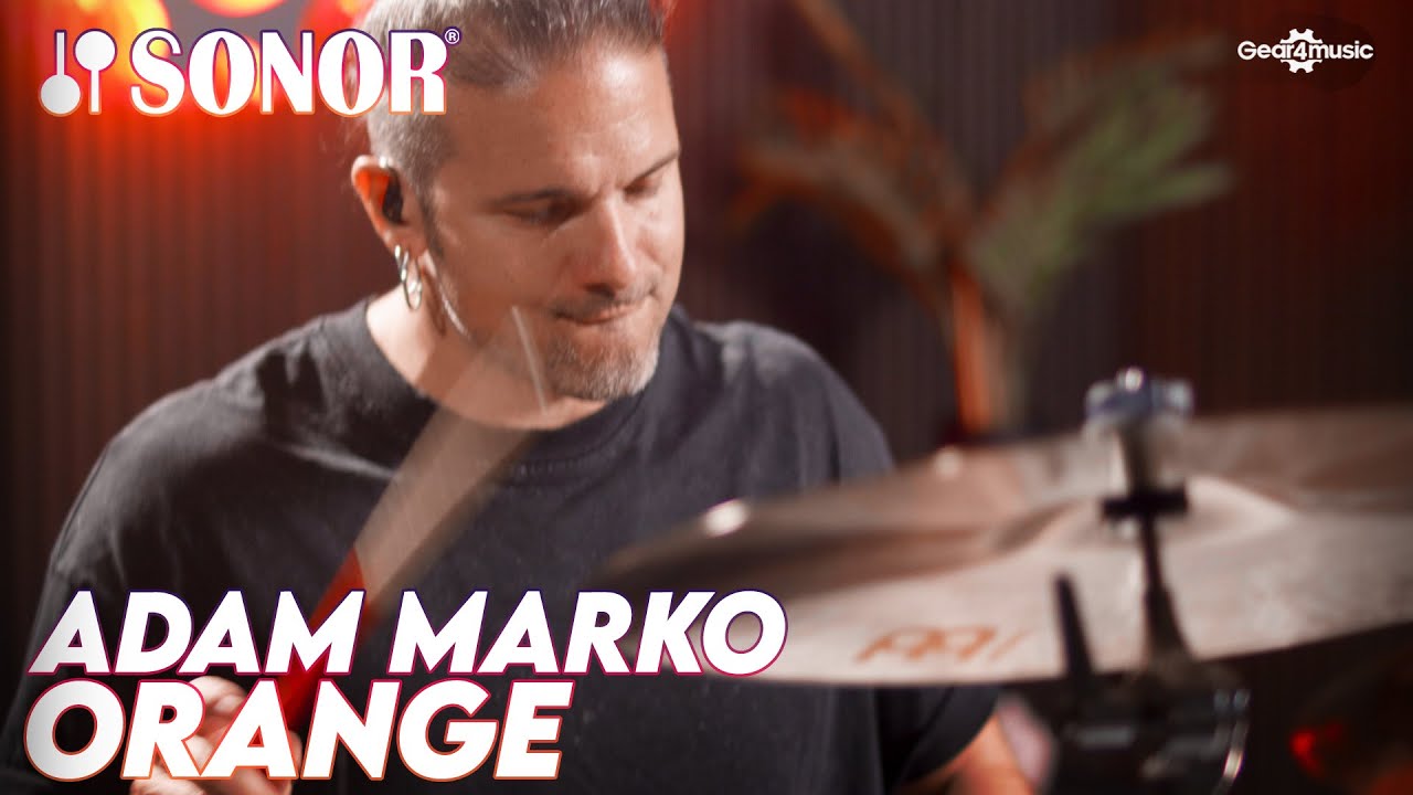 Adam Marko plays the Sonor SQ1 - Orange | Gear4music Drums