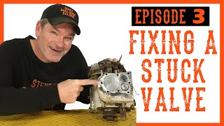 Easily Fix A Sticky Valve And Test Compression On A Briggs Engine  Episode 3 of 7 Tiller Series