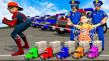 Squid Game (오징어 게임) vs Scary Stranger 3D Trying Honeycomb Candy Shape Challenge in Racing Game