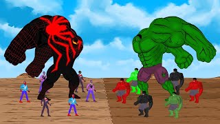 BIG HULK vs Evolution of SPIDERMAN [2024]: EPIC SUPERHEROES BATTLE | SUPER HEROES MOVIE ANIMATION