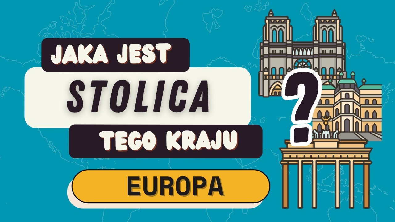 49 Państw Europy i ich Stolice 🌍 QUIZ | Poziom Łatwy do HARDCORE 🧠