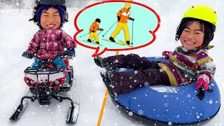 パパとスキー旅行に行くよ！ Kaede and Ahtan Go on Ski Vacation　鹿島槍スキー場　かえであーたん
